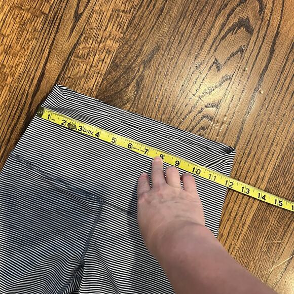 Zella black and white striped women's exercise athletic legging pants - XS - Picture 6 of 11